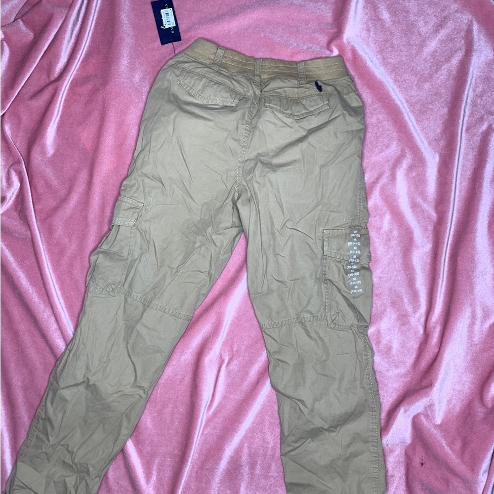 Boys Ralph Lauren joggers sz M (10-12) camel color NWT - Picture 4 of 4